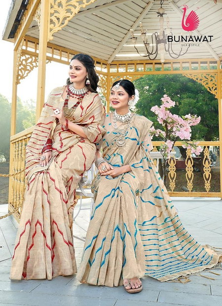 Monika By Bunawat Cotton Printed Saree Wholesale Shop In Surat